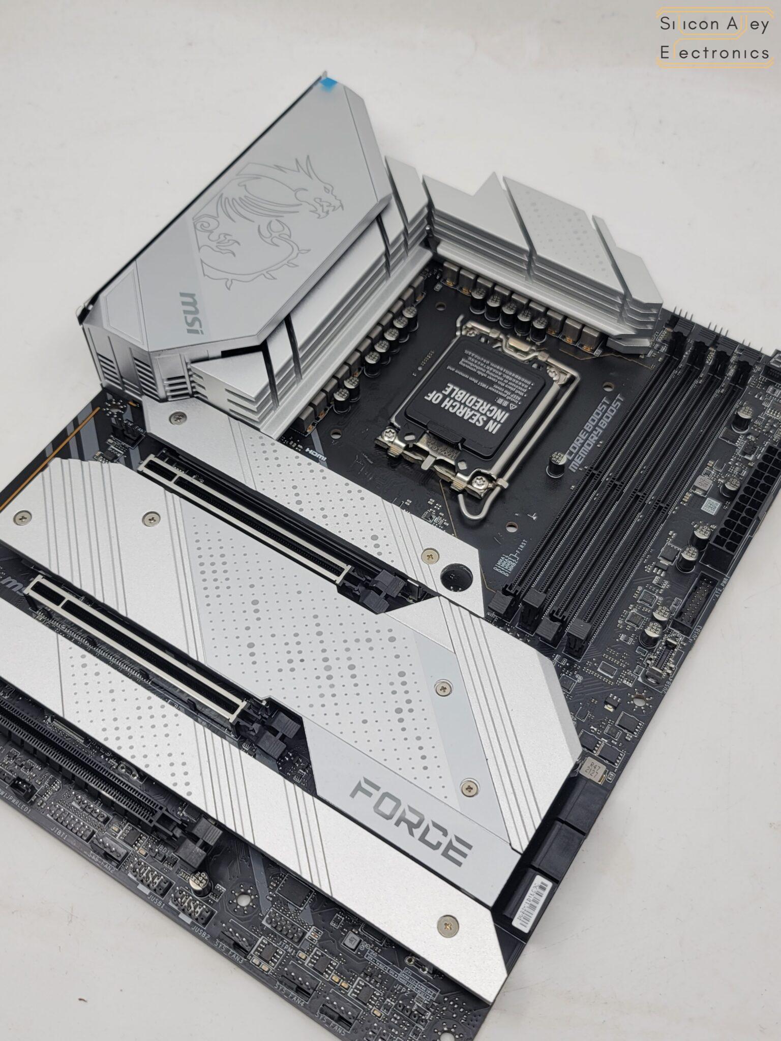 MSI MPG Z690 Force Wifi DDR5 Intel LGA 1700 Motherboard - Silicon