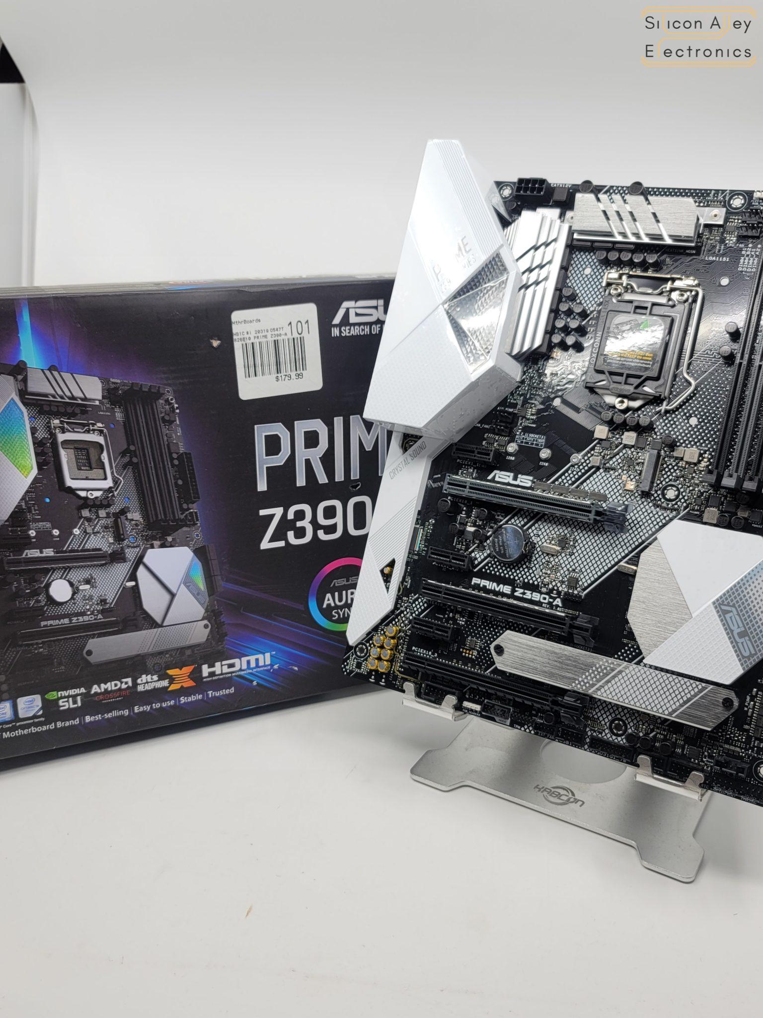 ASUS Prime Z390A Intel LGA 1151 DDR4 ATX Motherboard Silicon Alley