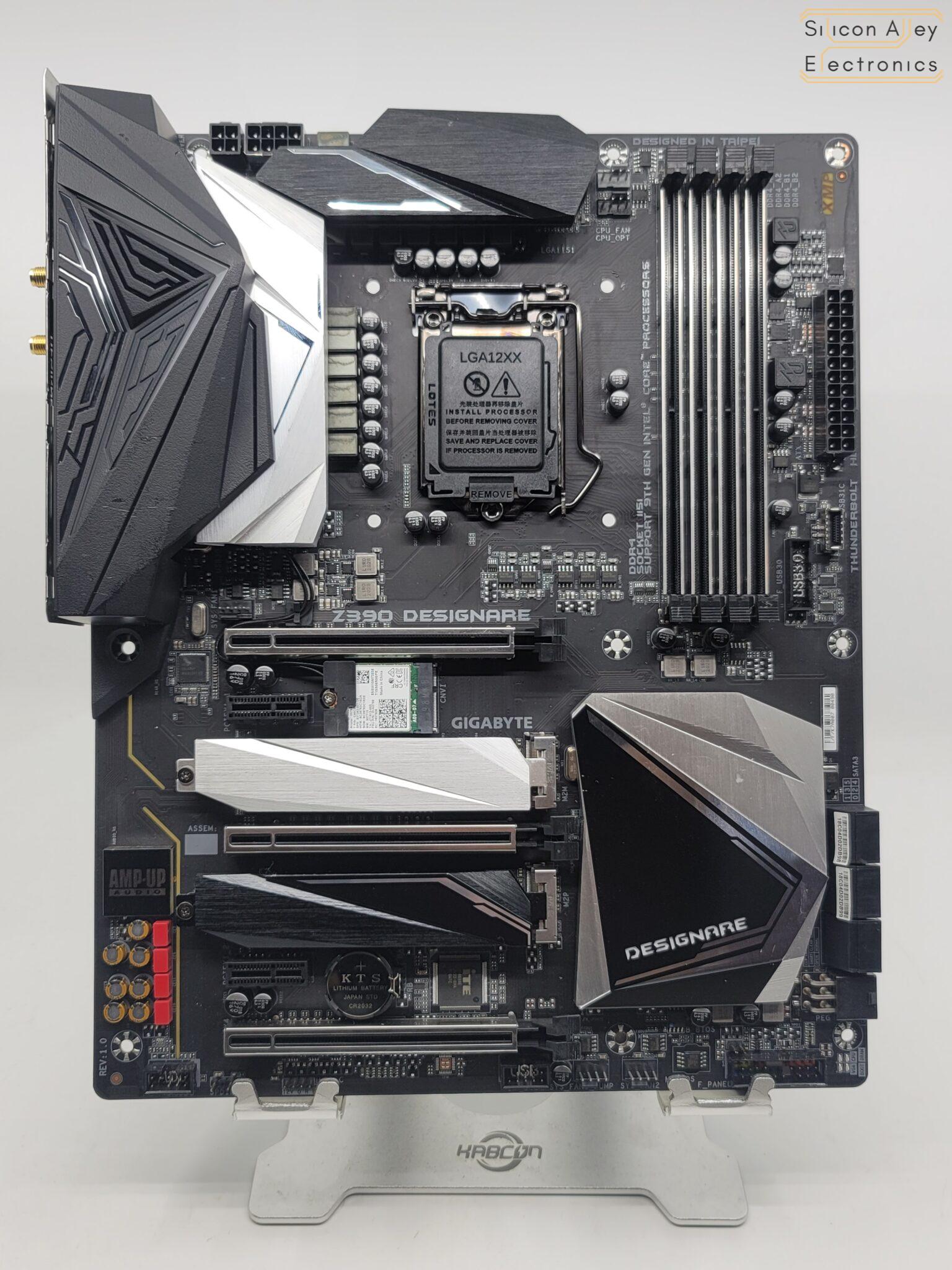 GIGABYTE Z390 Designare Intel LGA 1151 DDR4 ATX Motherboard – Pre-Owned But Works Great! - View #2