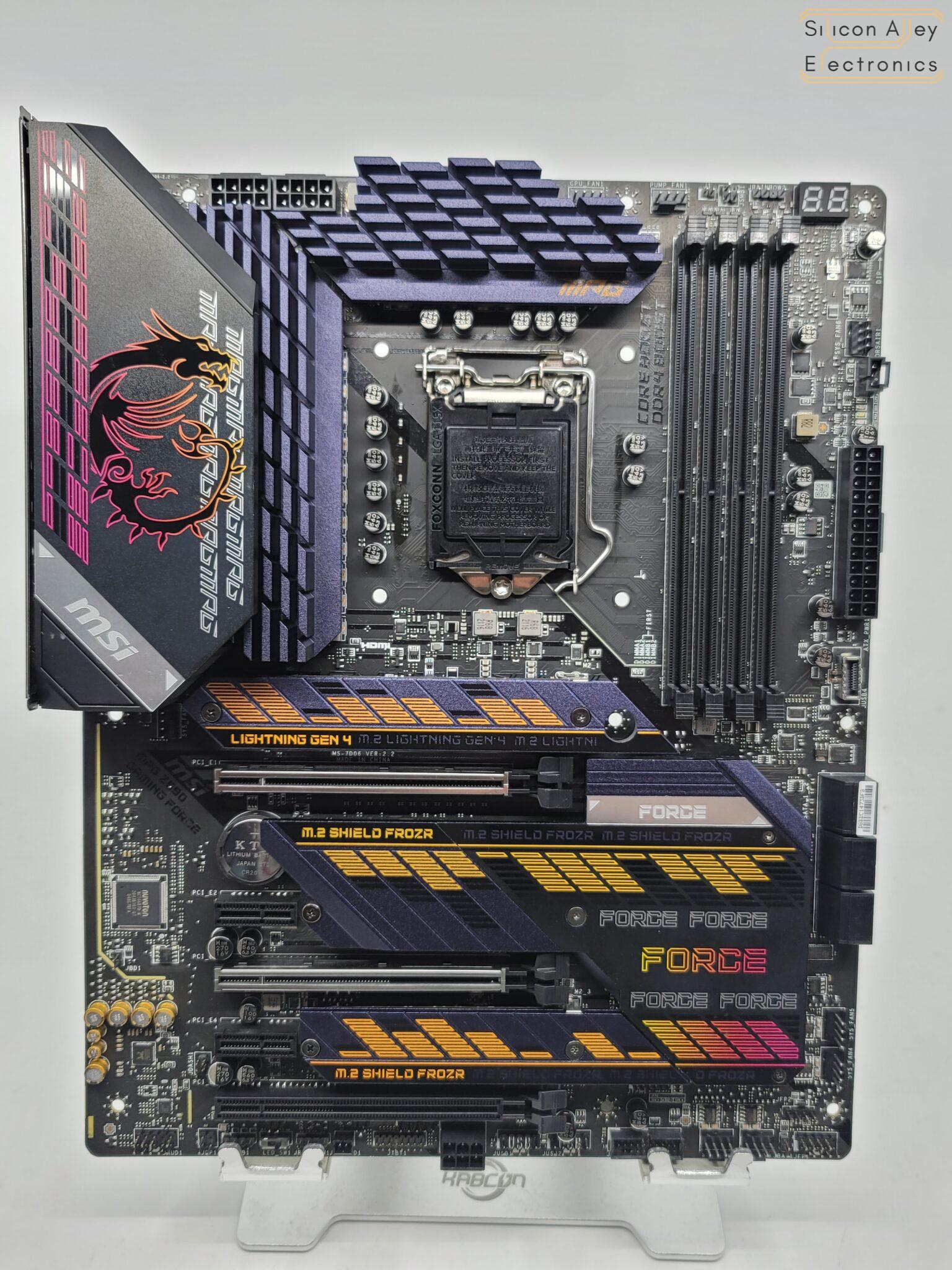 MSI MPG Z590 Gaming Force Intel LGA 1200 ATX Motherboard - Silicon