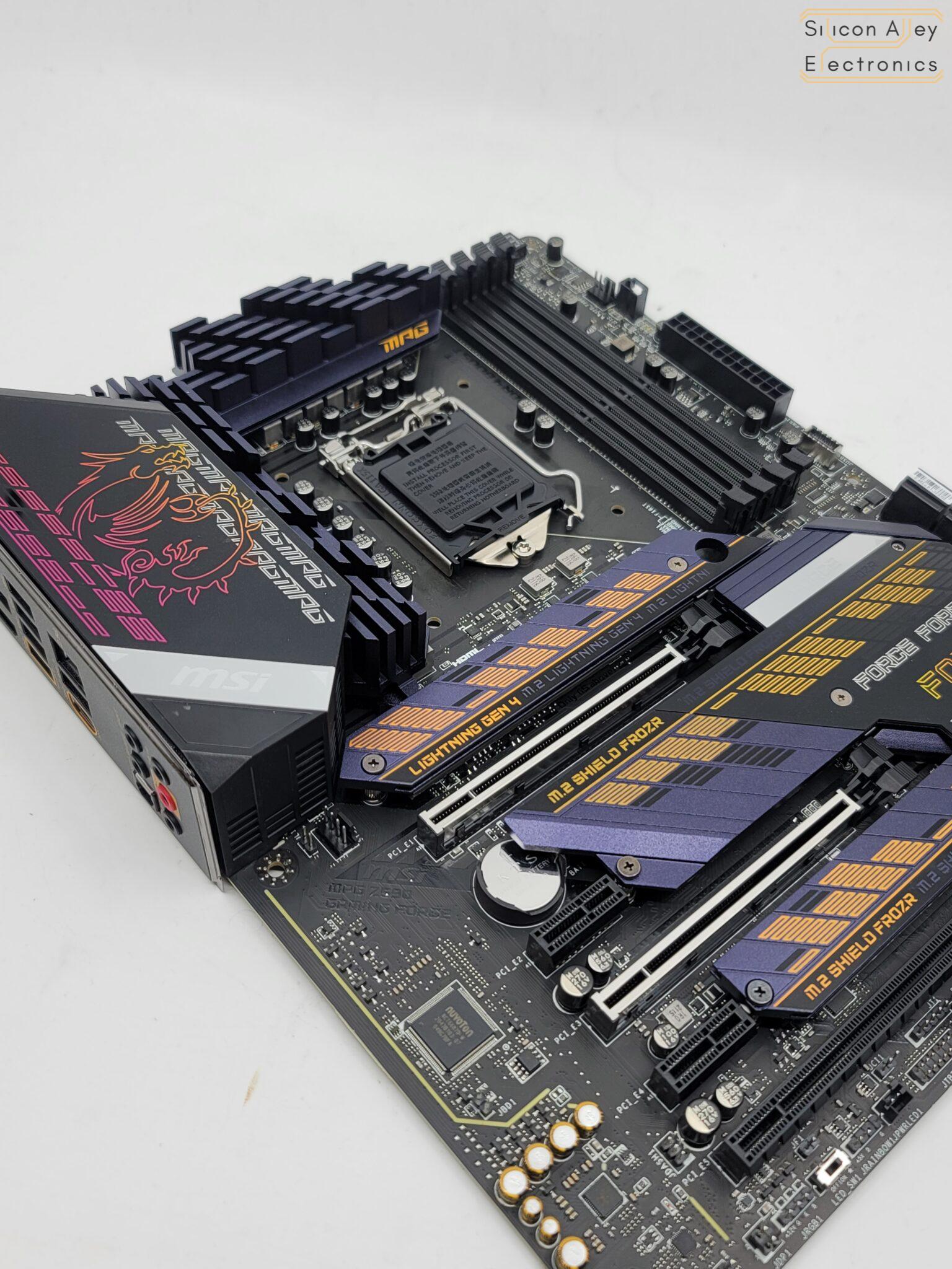 MSI MPG Z590 Gaming Force Intel LGA 1200 ATX Motherboard - Silicon