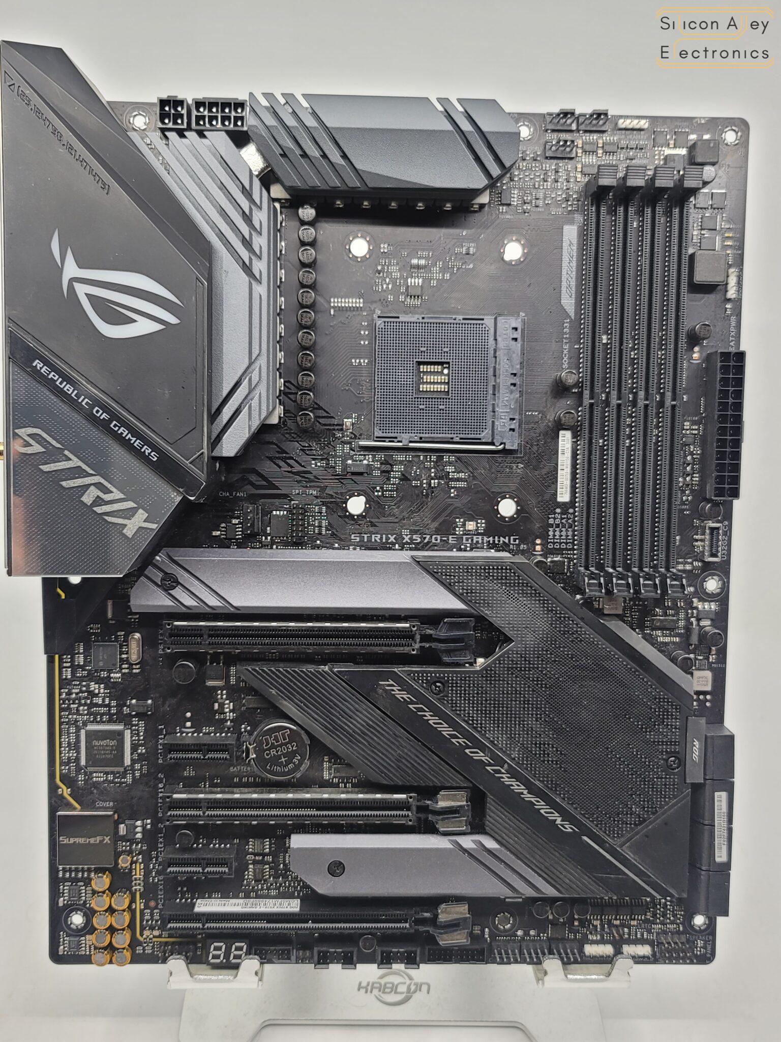 ASUS ROG STRIX X570-E Gaming AMD AM4 ATX Motherboard - Silicon