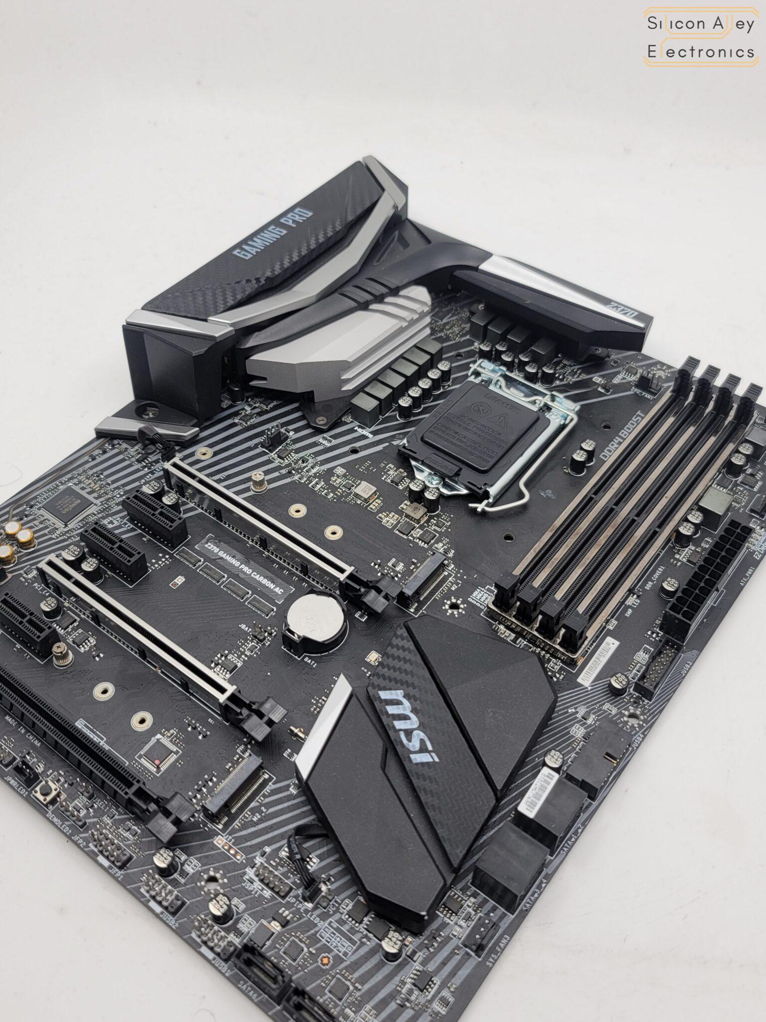 FOR MSI Z370-A Pro Game Motherboard Tested 100% OK 64GB DDR4 Support i7 9700K eB