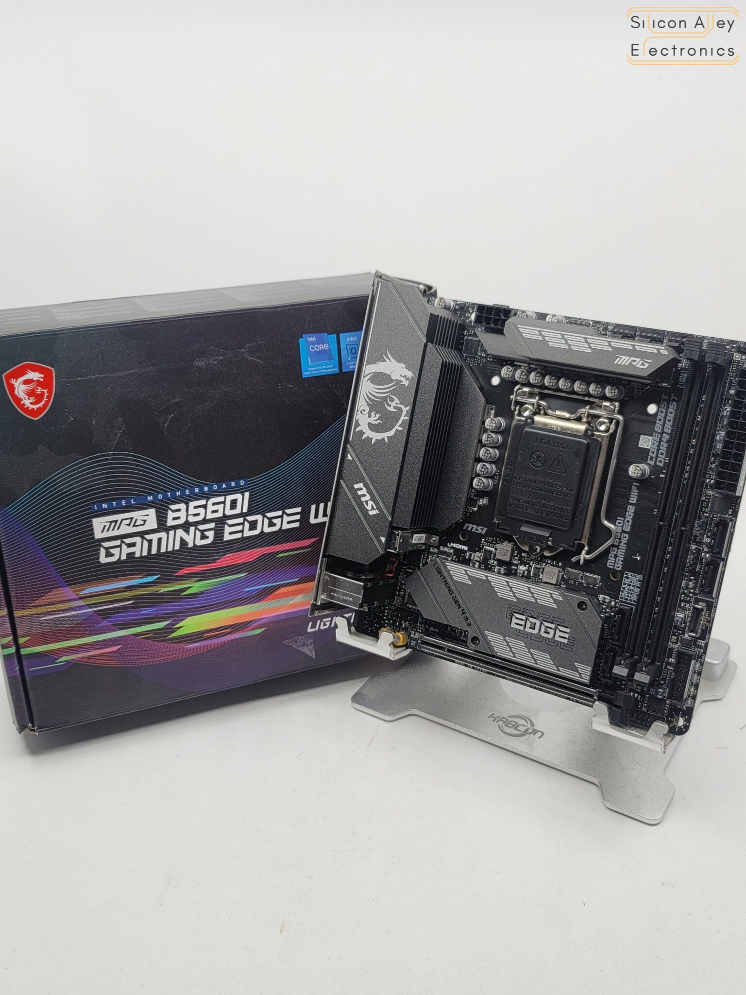 MSI MPG B560I Gaming Edge Wifi Intel LGA 1200 ITX Motherboard Silicon