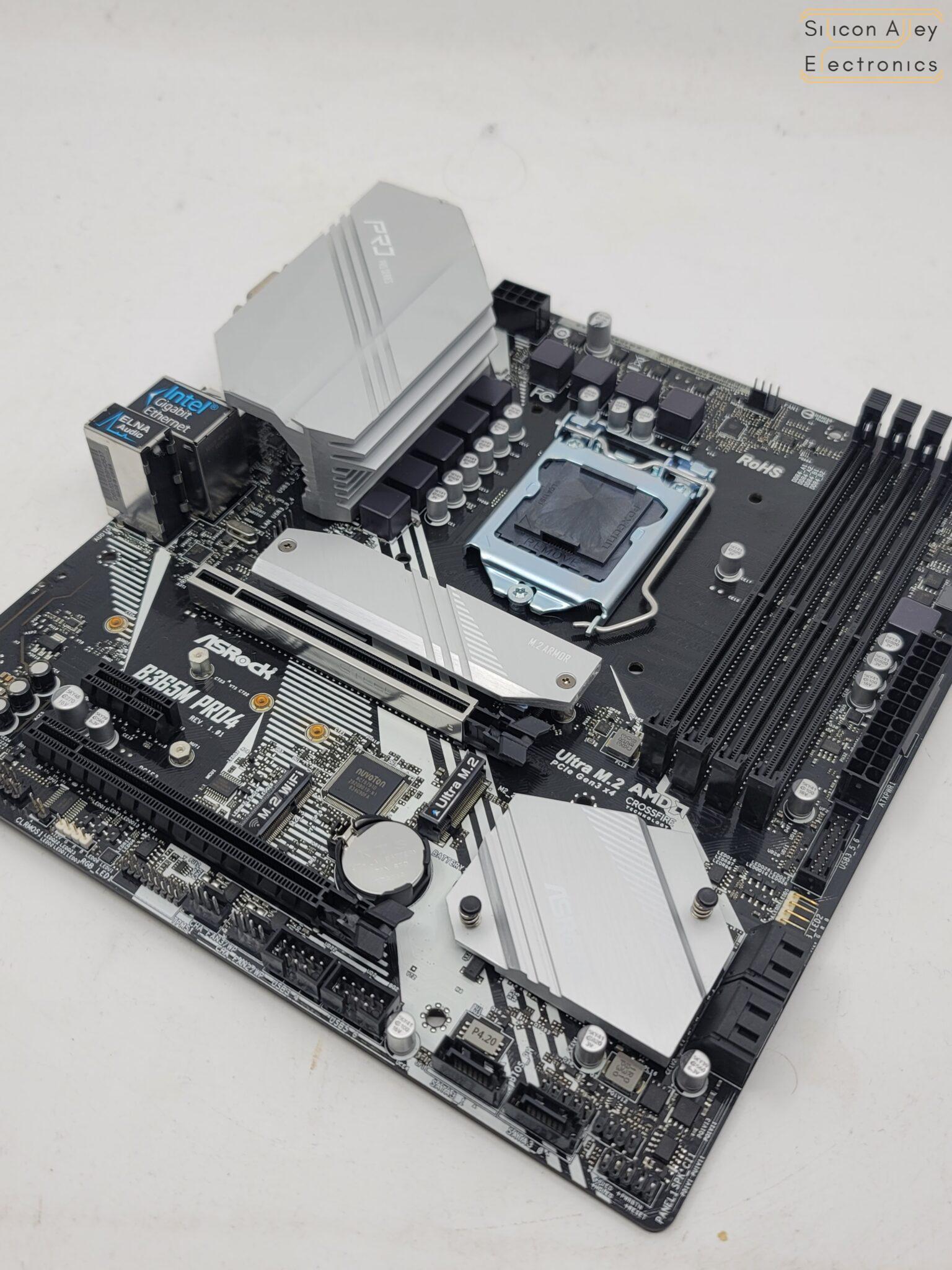 ASRock B365M Pro4 Intel LGA 1151 Micro ATX Motherboard - Silicon Alley ...