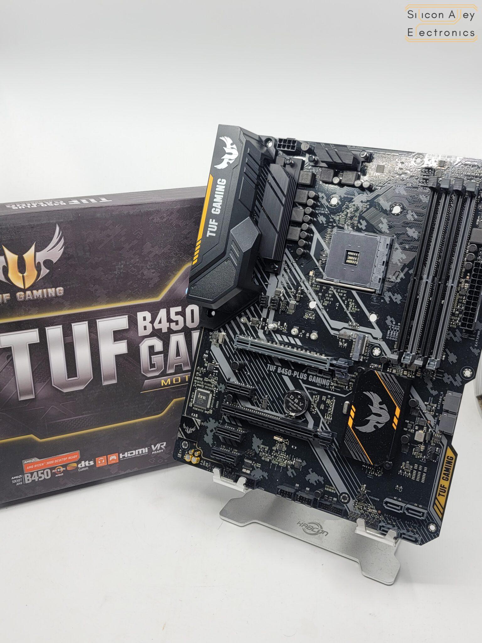 ASUS TUF B450-Plus Gaming AMD AM4 ATX Motherboard - Silicon Alley