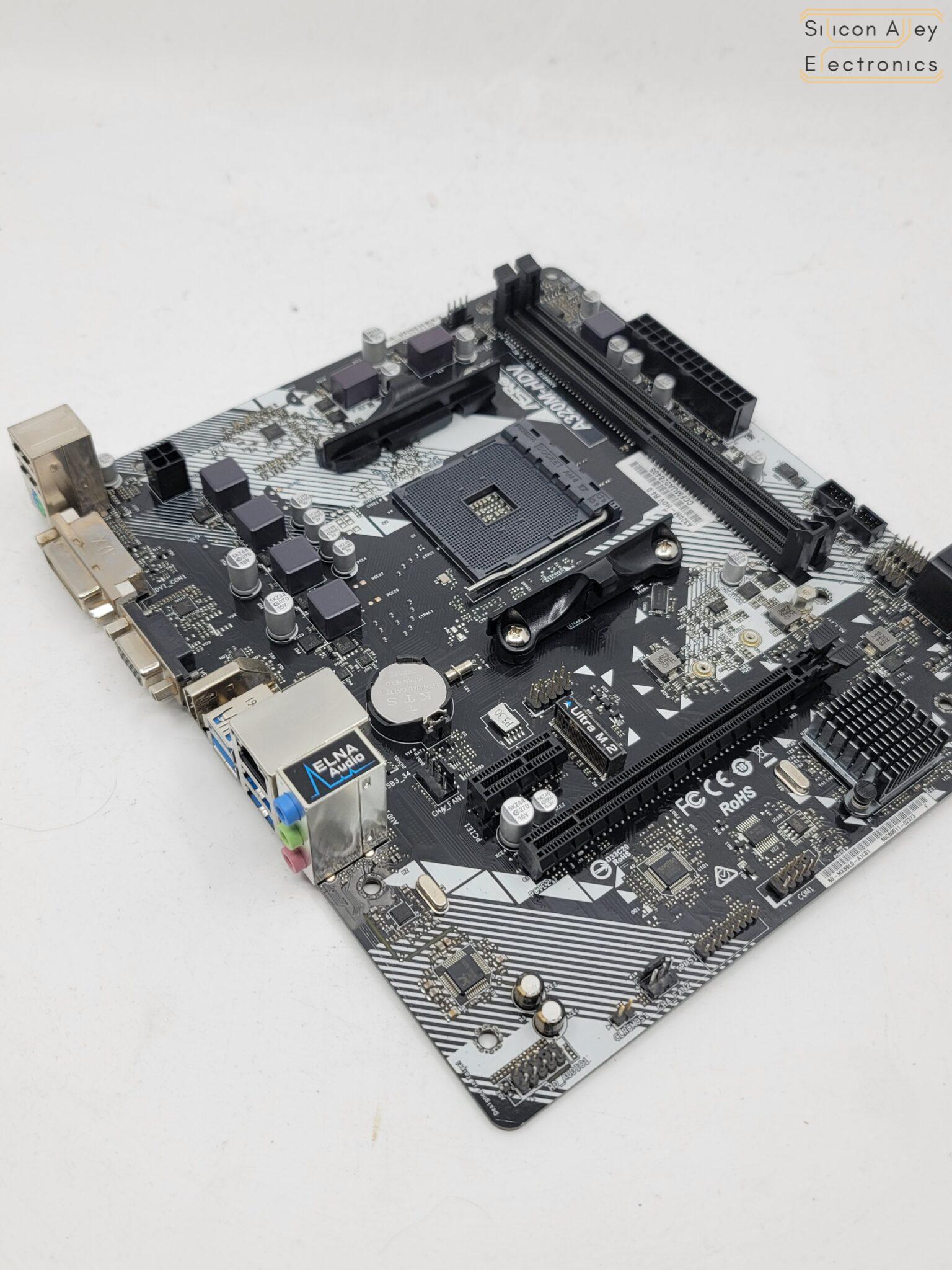 ASRock A320M-HDV AMD AM4 Micro ATX Motherboard - Silicon Alley
