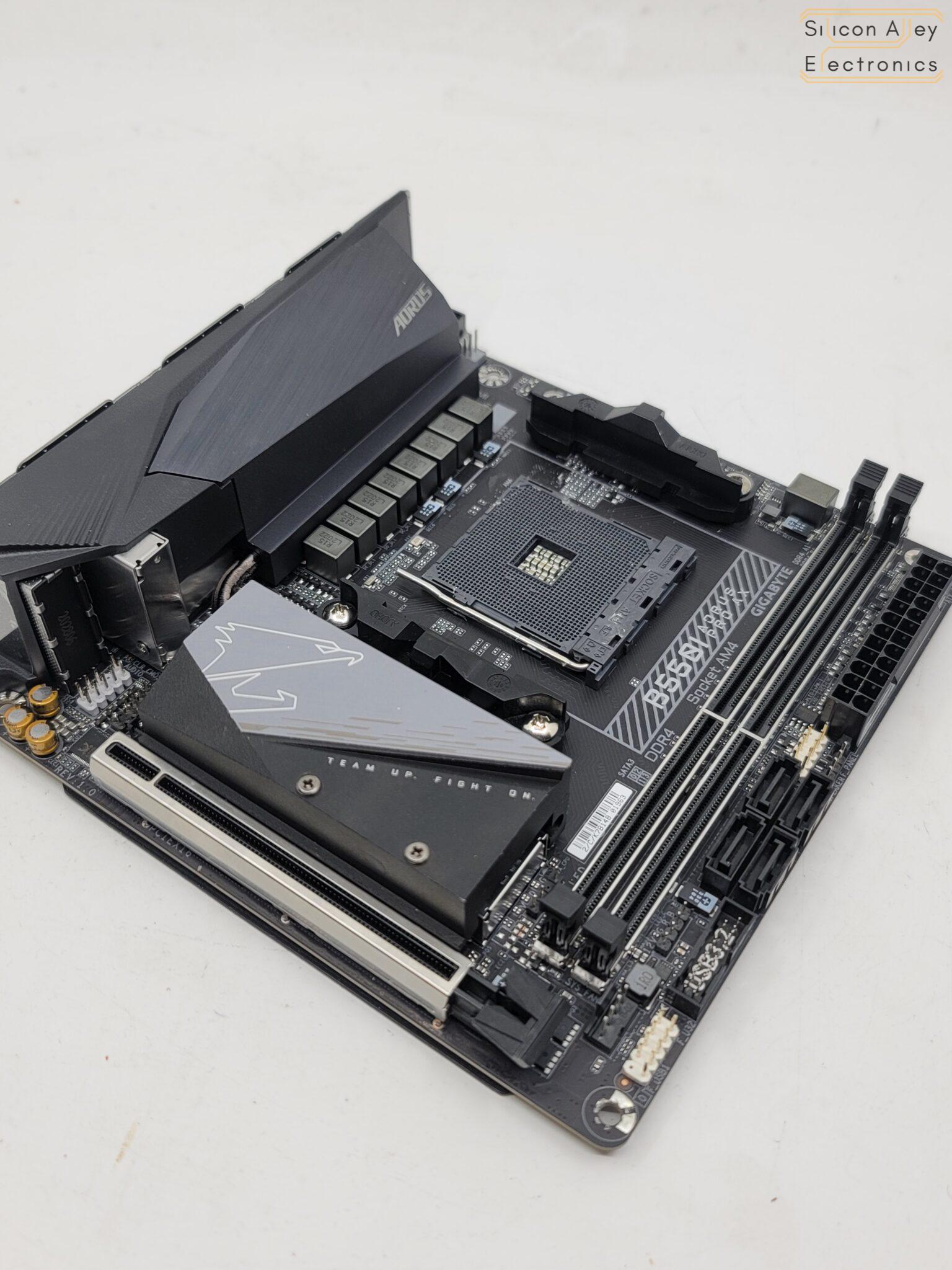 Gigabyte B550I Aorus Pro AX AMD AM4 ITX Motherboard - Silicon