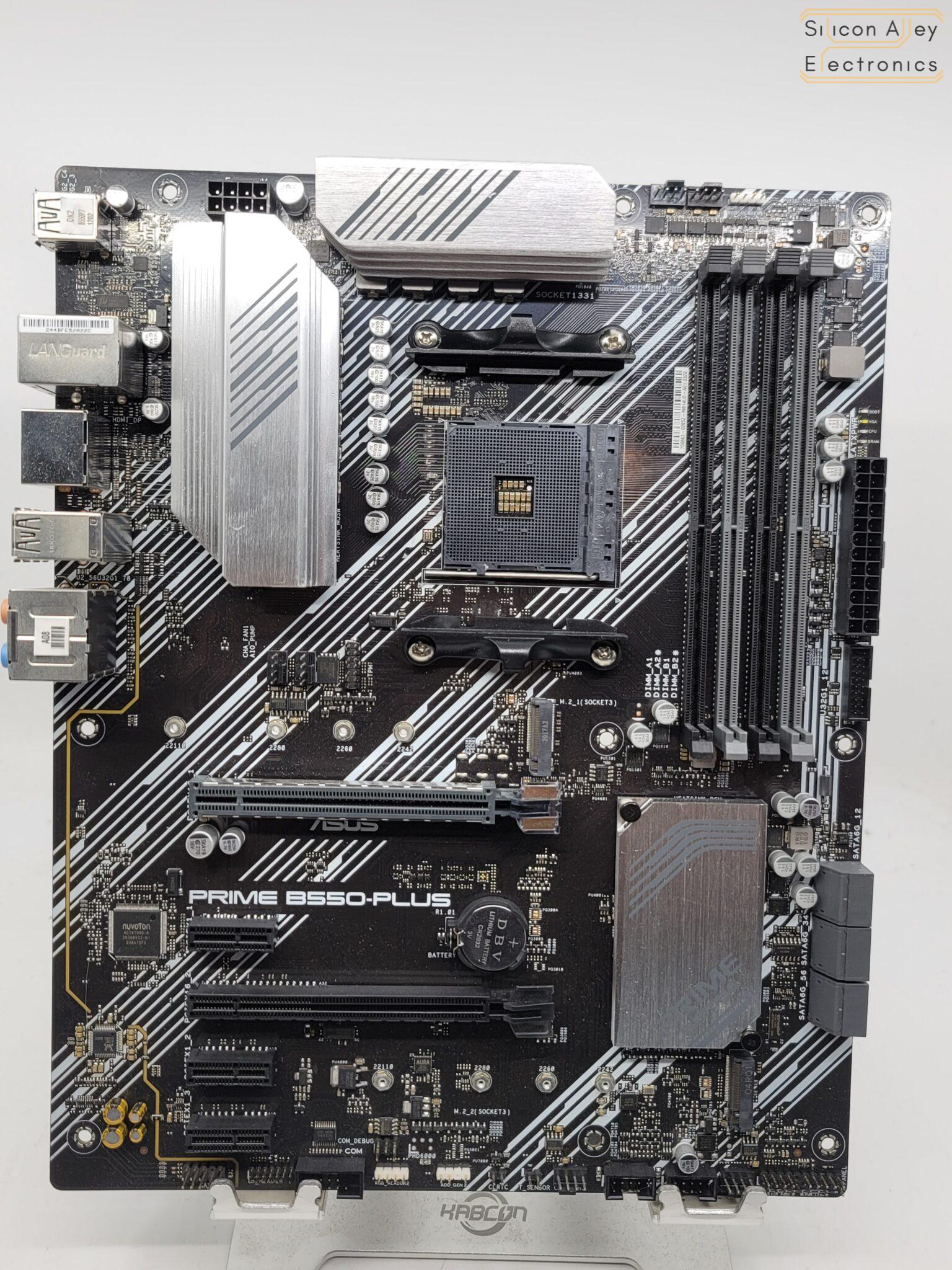 ASUS Prime B550-Plus AMD AM4 ATX Motherboard - Silicon Alley