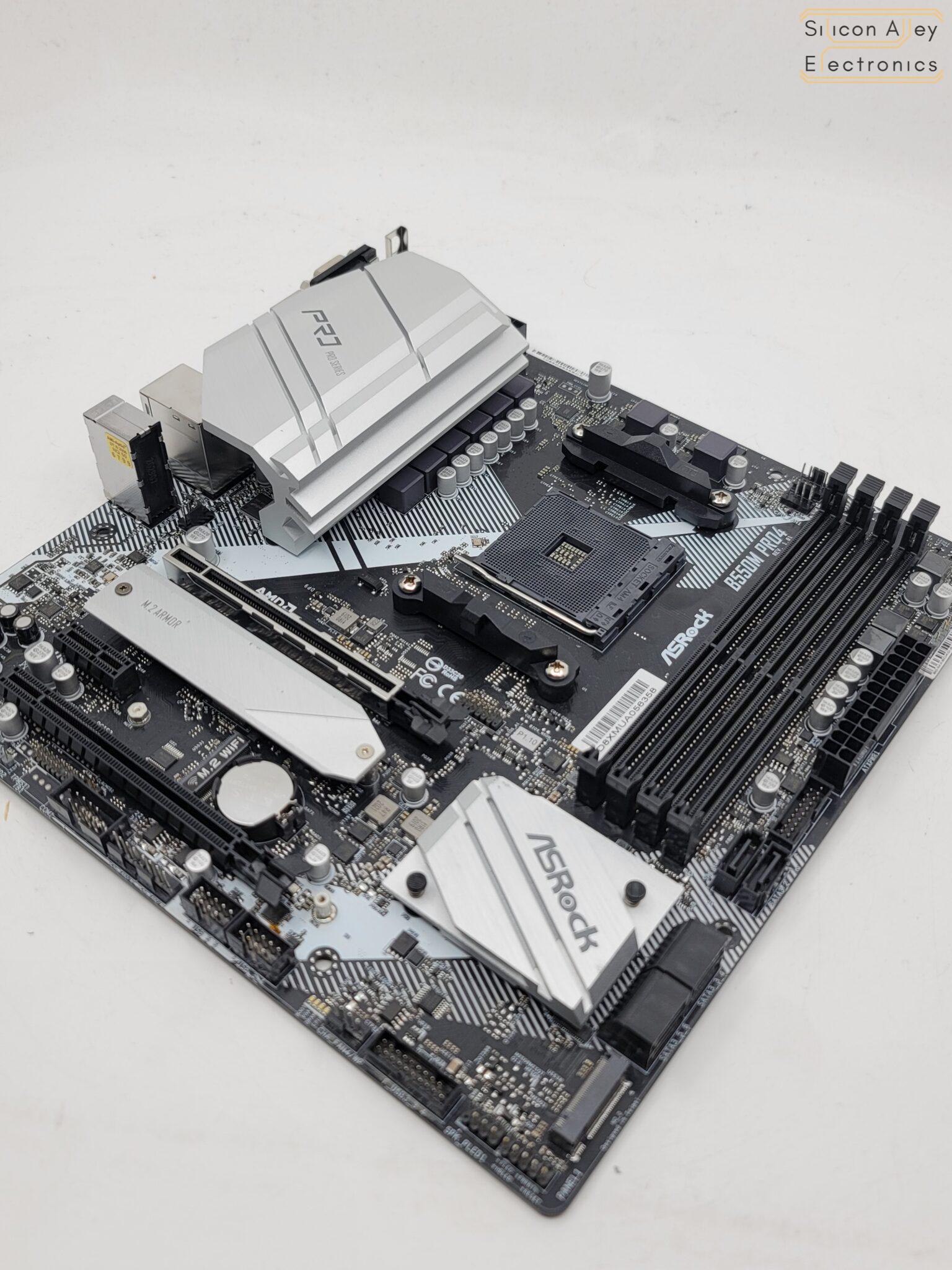 ASRock B550M Pro4 AMD AM4 Micro ATX Motherboard - Silicon Alley
