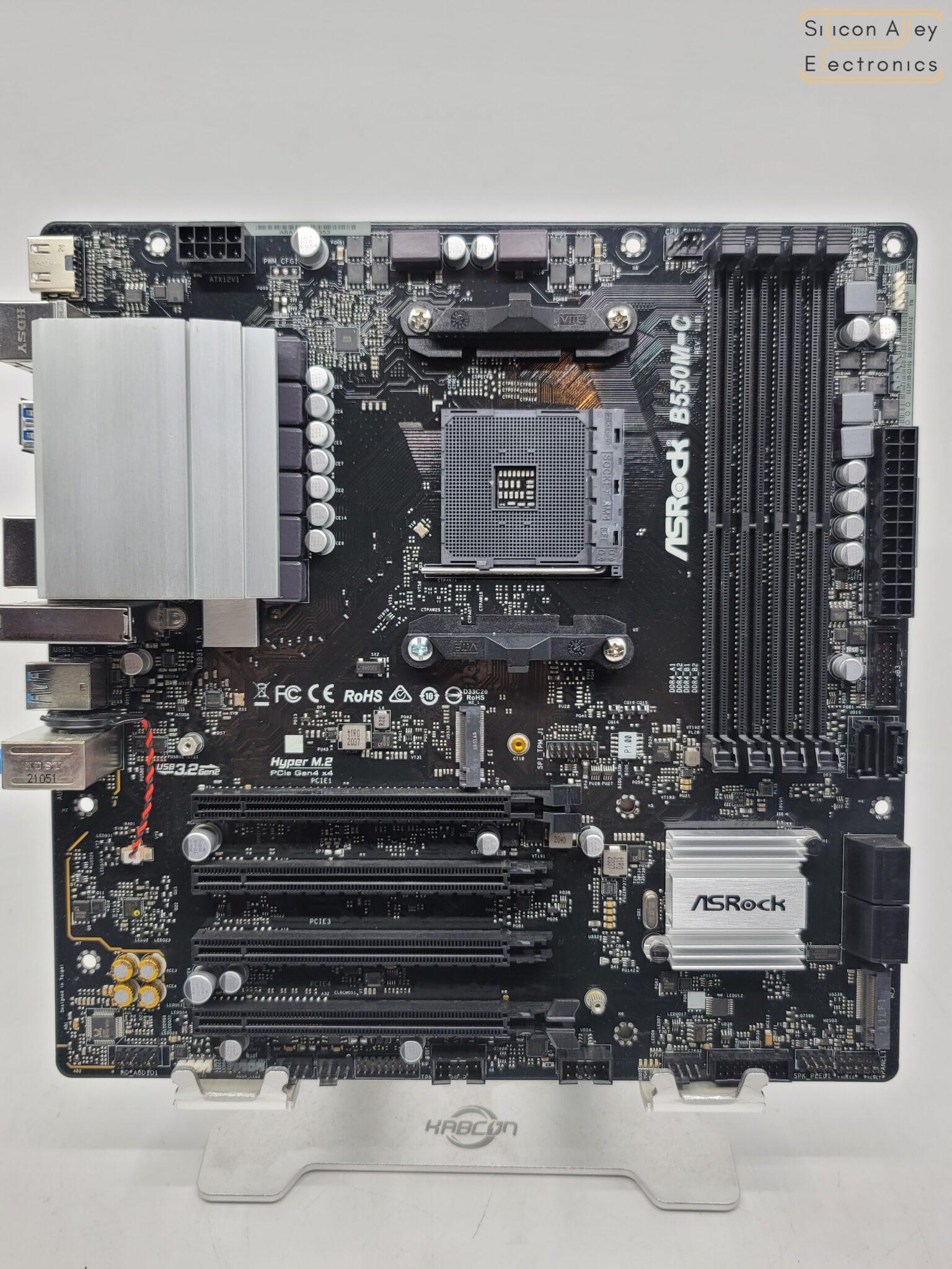 ASRock B550MC AMD AM4 Micro ATX Motherboard Silicon Alley Electronics
