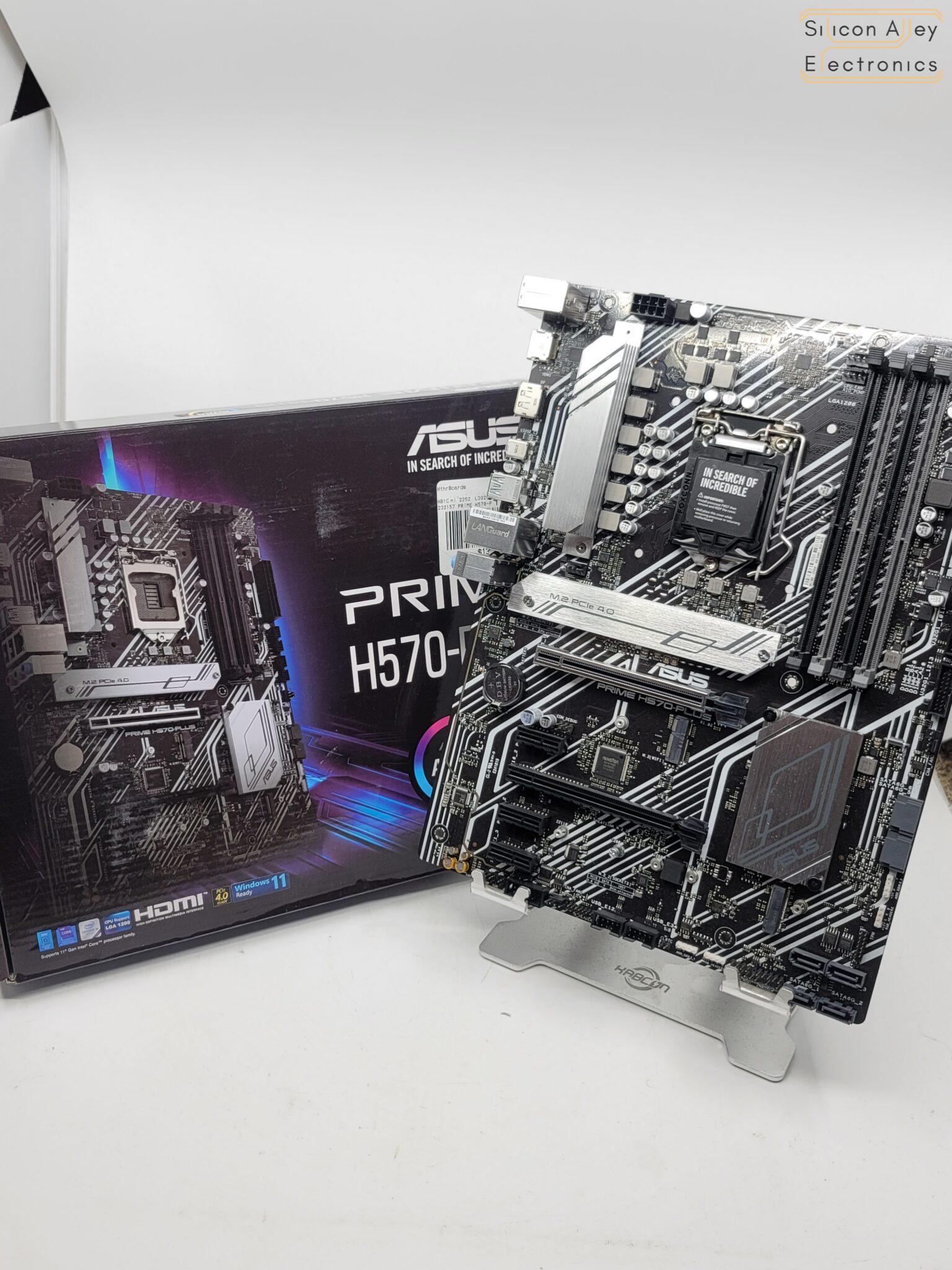 ASUS Prime H570-Plus Intel LGA 1200 ATX Motherboard - Silicon