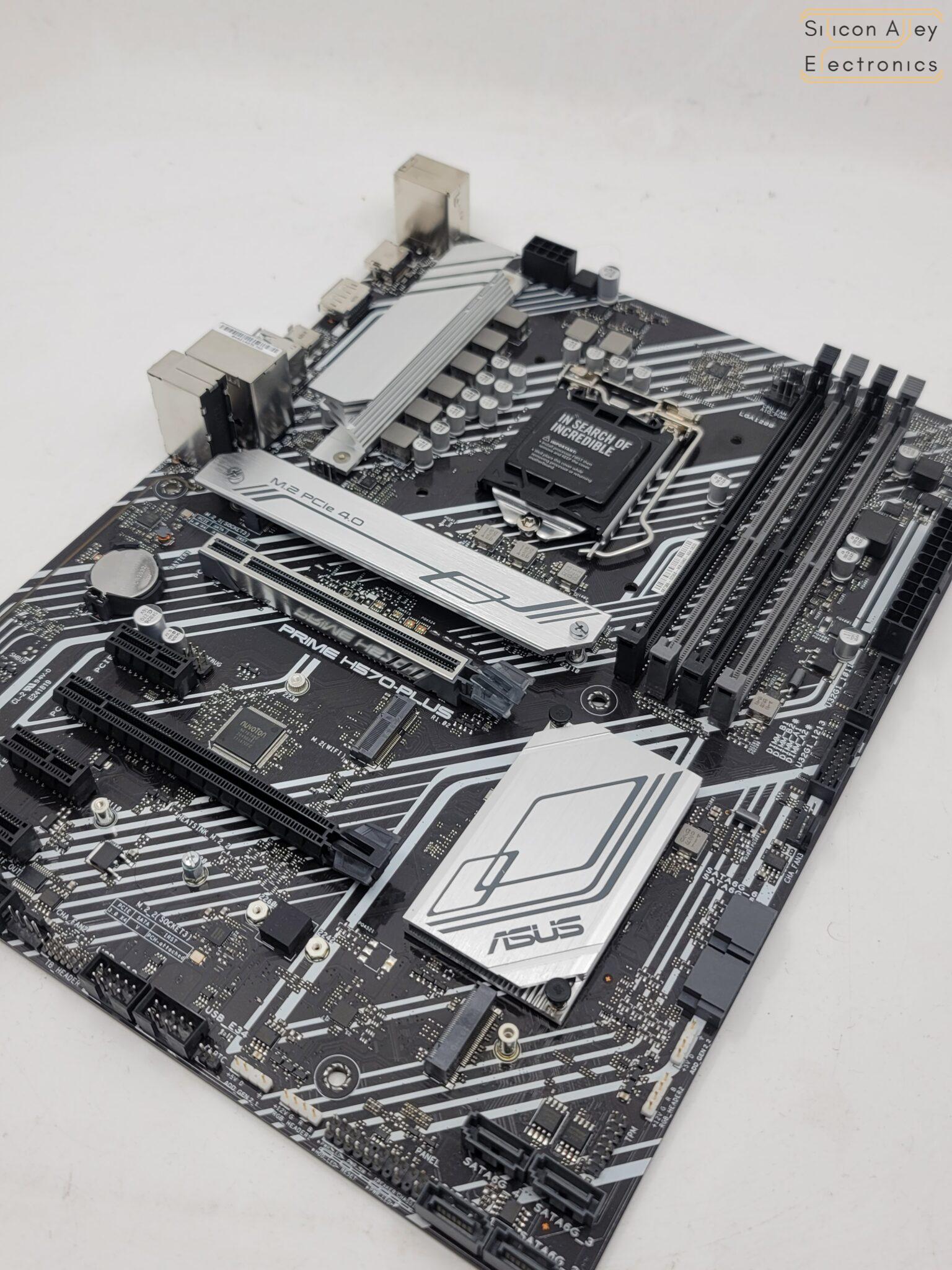 ASUS Prime H570-Plus Intel LGA 1200 ATX Motherboard - Silicon