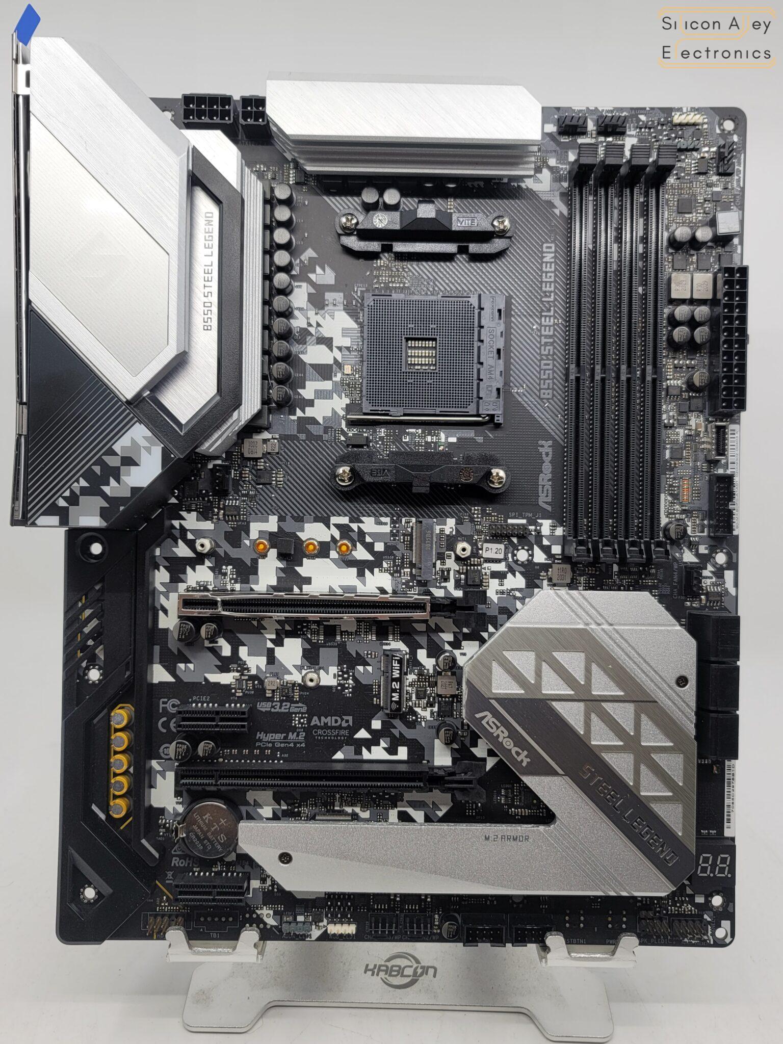 ASRock B550 Steel Legend AMD AM4 ATX Motherboard - Silicon Alley ...