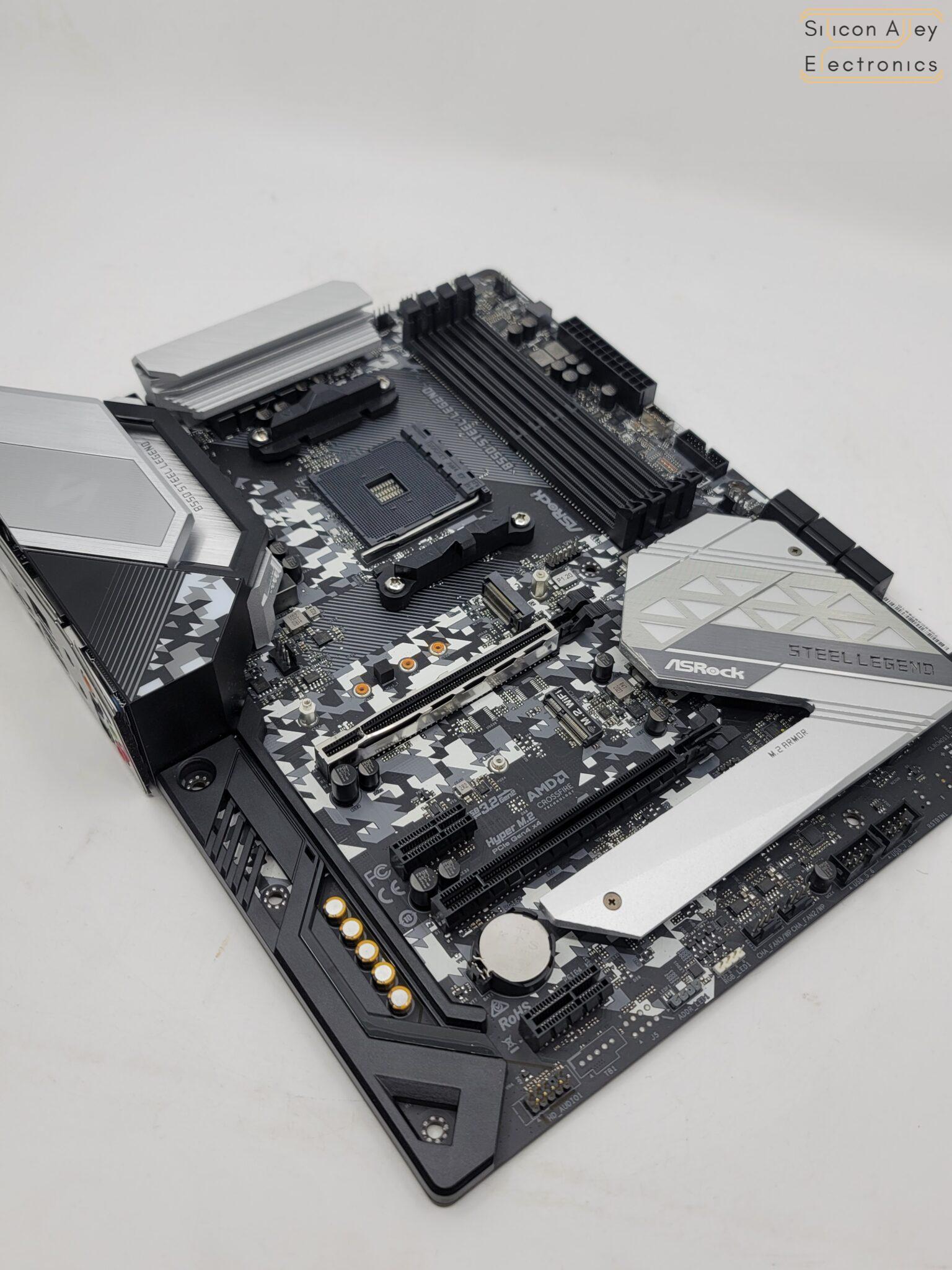 ASRock B550 Steel Legend AMD AM4 ATX Motherboard - Silicon Alley