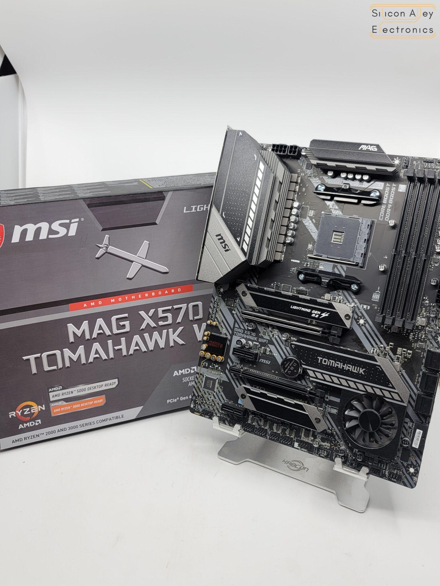 MSI MAG X570 Tomahawk Wifi AMD AM4 ATX Motherboard - Silicon Alley ...