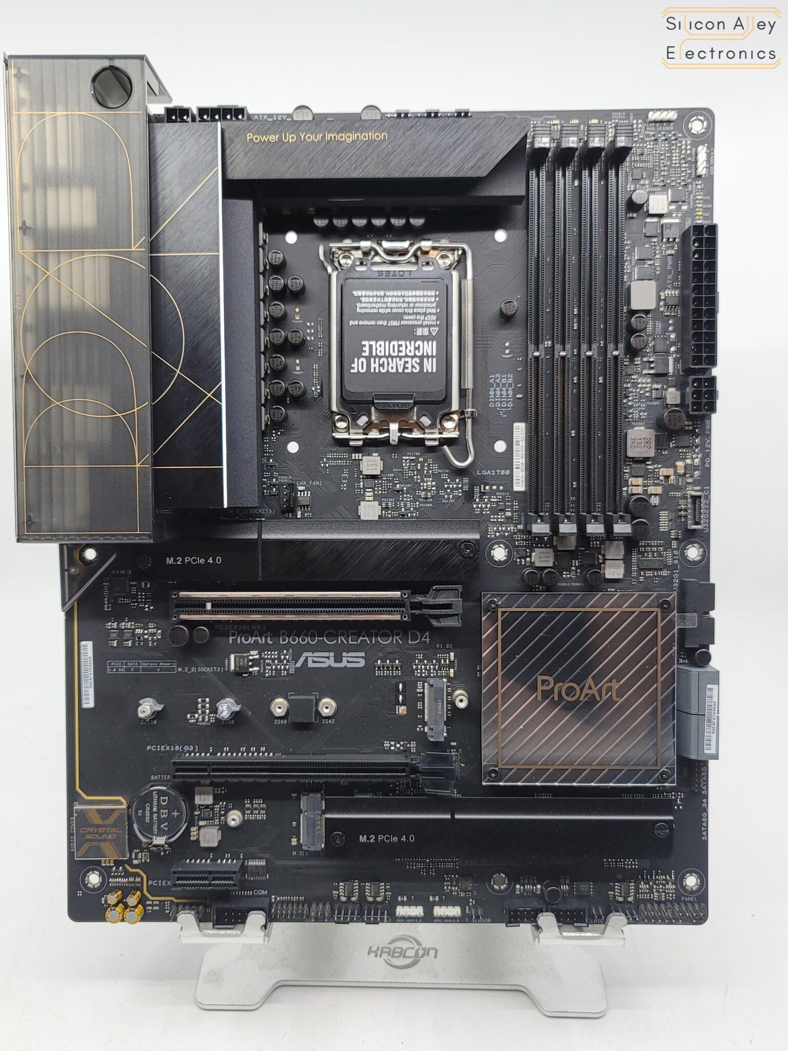 ASUS ProArt B660-Creator D4 Intel LGA 1700 DDR4 ATX Motherboard 