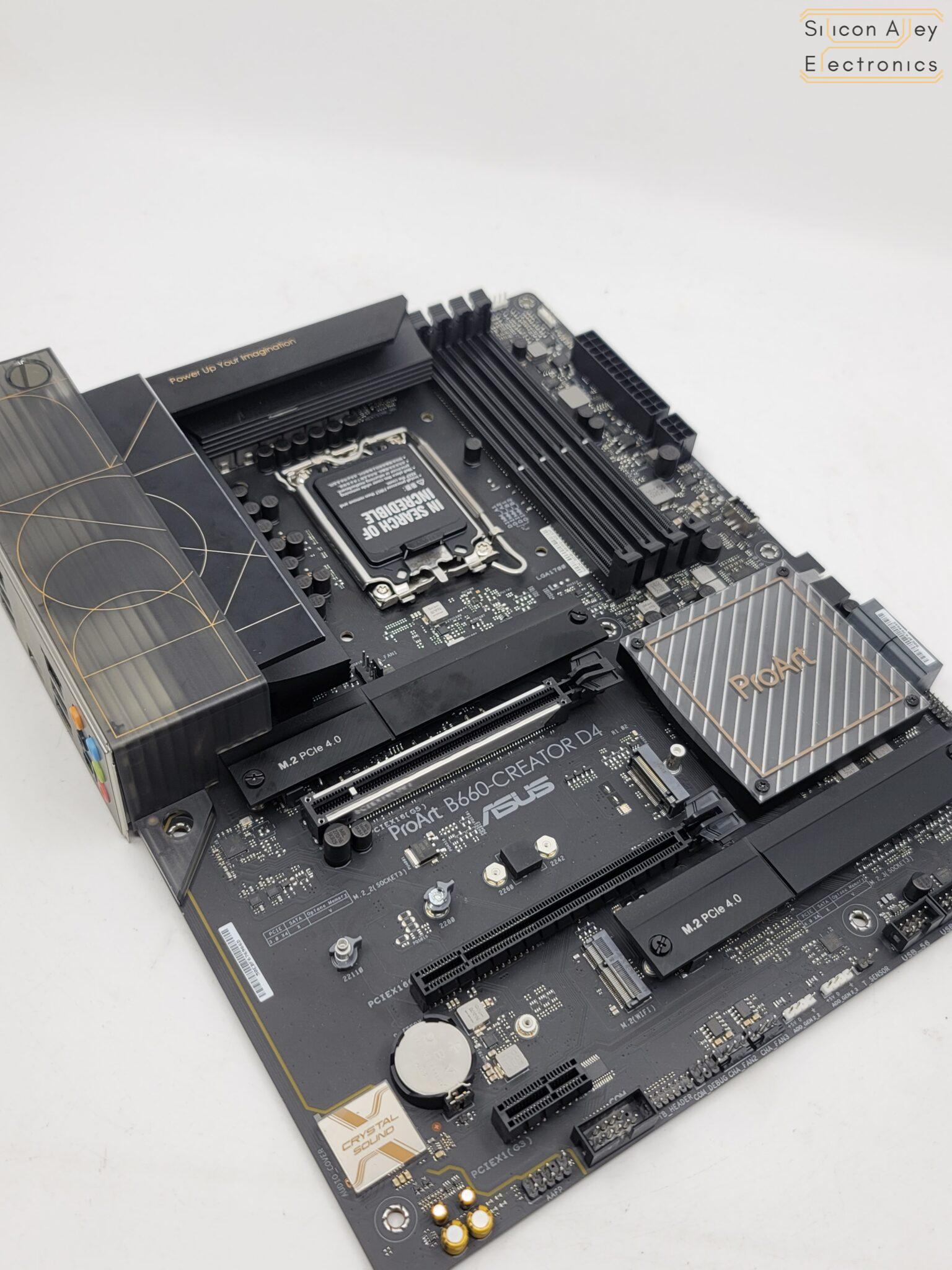 ASUS ProArt B660-Creator D4 Intel LGA 1700 DDR4 ATX Motherboard 