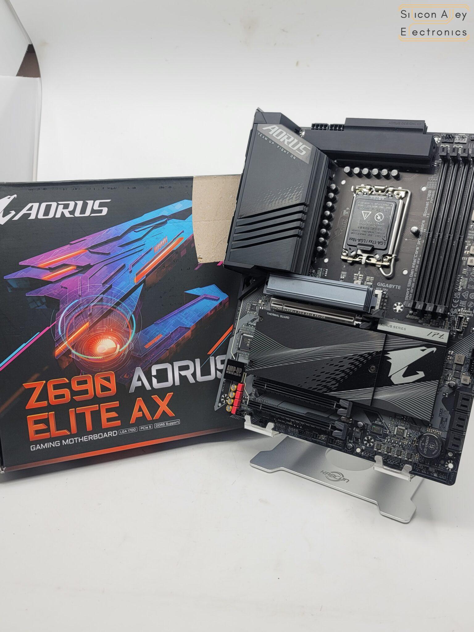 Gigabyte Z690 Aorus Elite AX Rev1.4 DDR5 Intel LGA 1700 ATX Motherboard ...