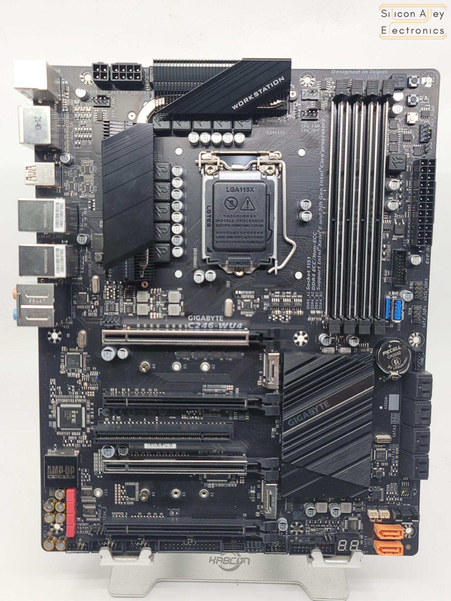 Gigabyte C246 WU4 Intel LGA 1151 DDR4 ATX Server Workstation ...