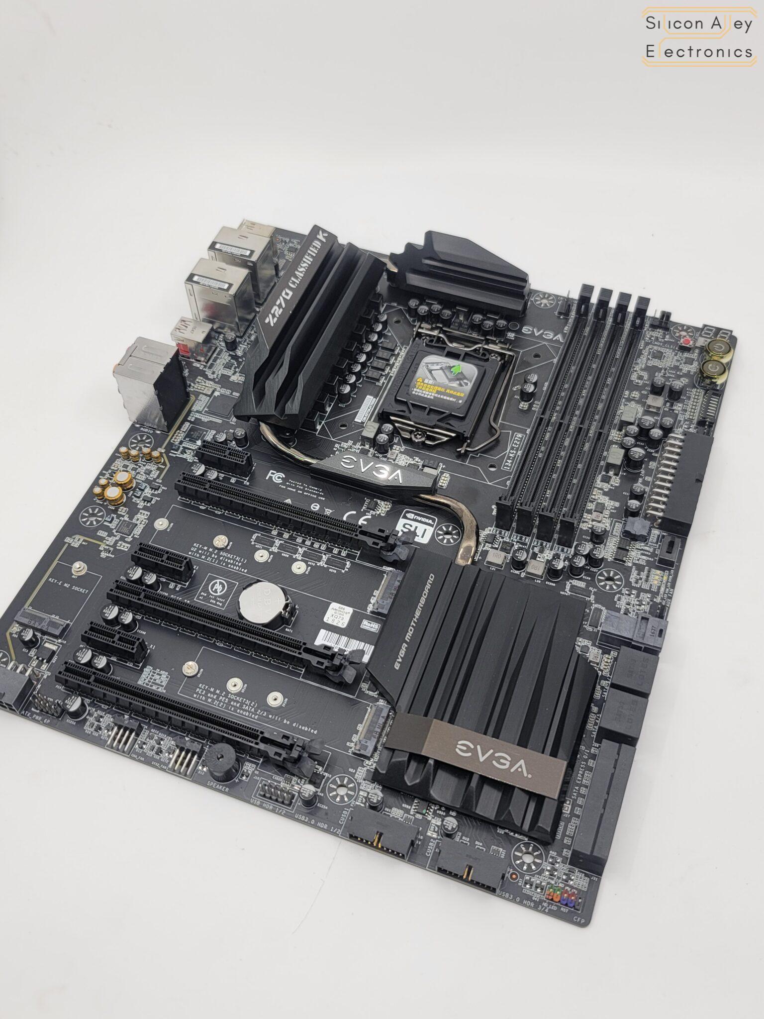EVGA Z270 Classified Intel LGA 1151 DDR4 ATX Motherboard - Silicon ...